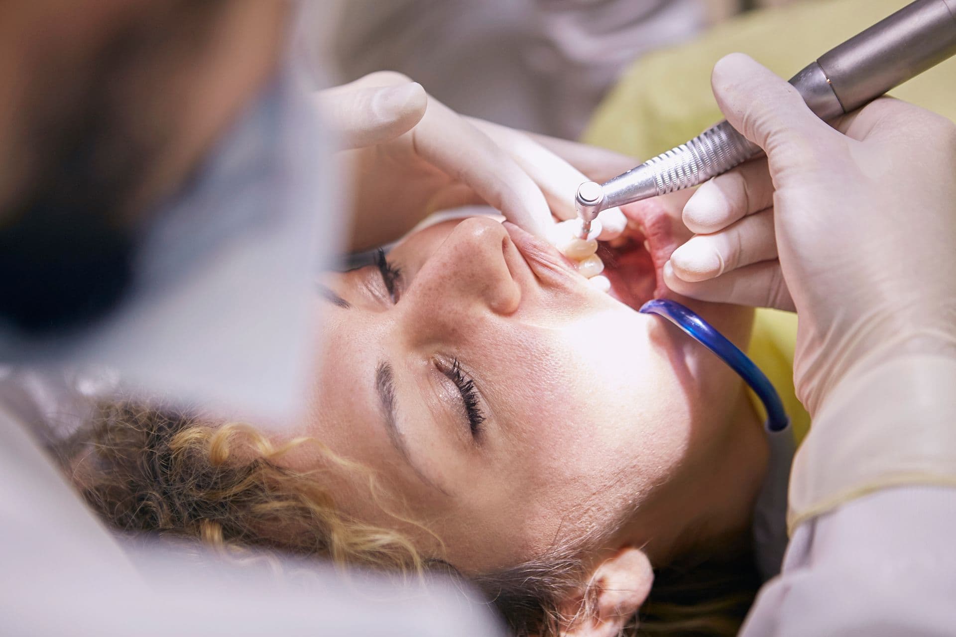 A dental treatment room at a modern family dental practice
